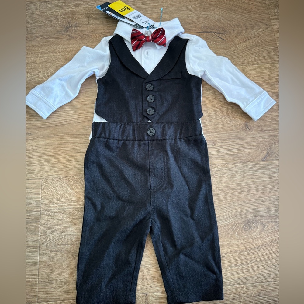 NWT Andy & Evan 3 Piece Suit Set 6m